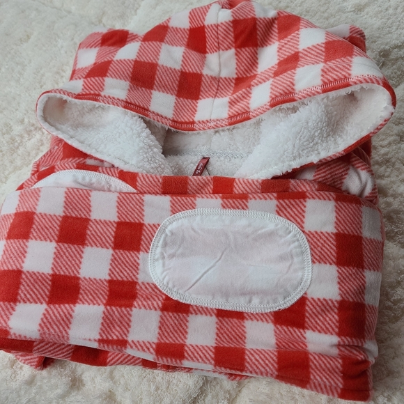 NEW One piece Fleece Hooded Pajamas - Picture 10 of 10